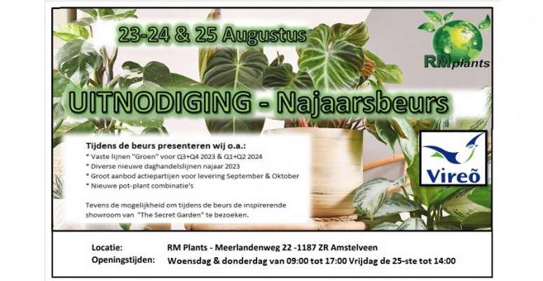 Uitnodiging Najaarsbeurs